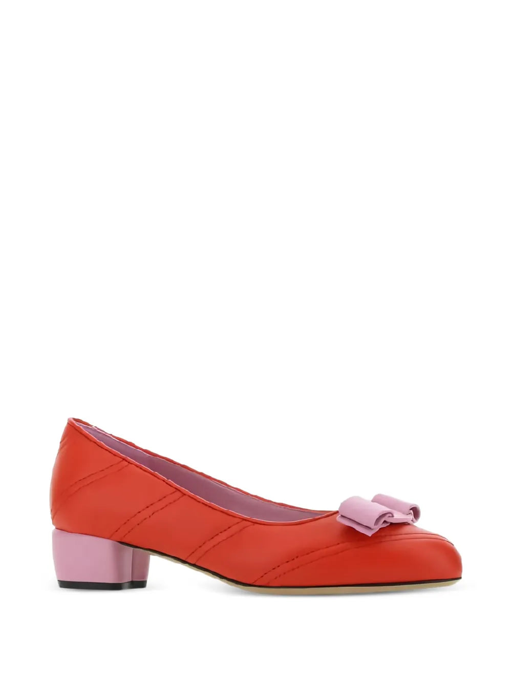 Ferragamo Signature Vara Bow Detail Pumps