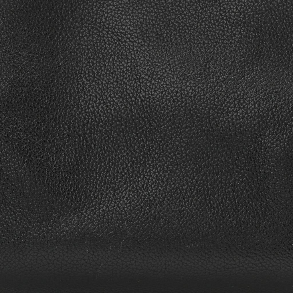Calfskin Cerf Executive Shopper Tote Black