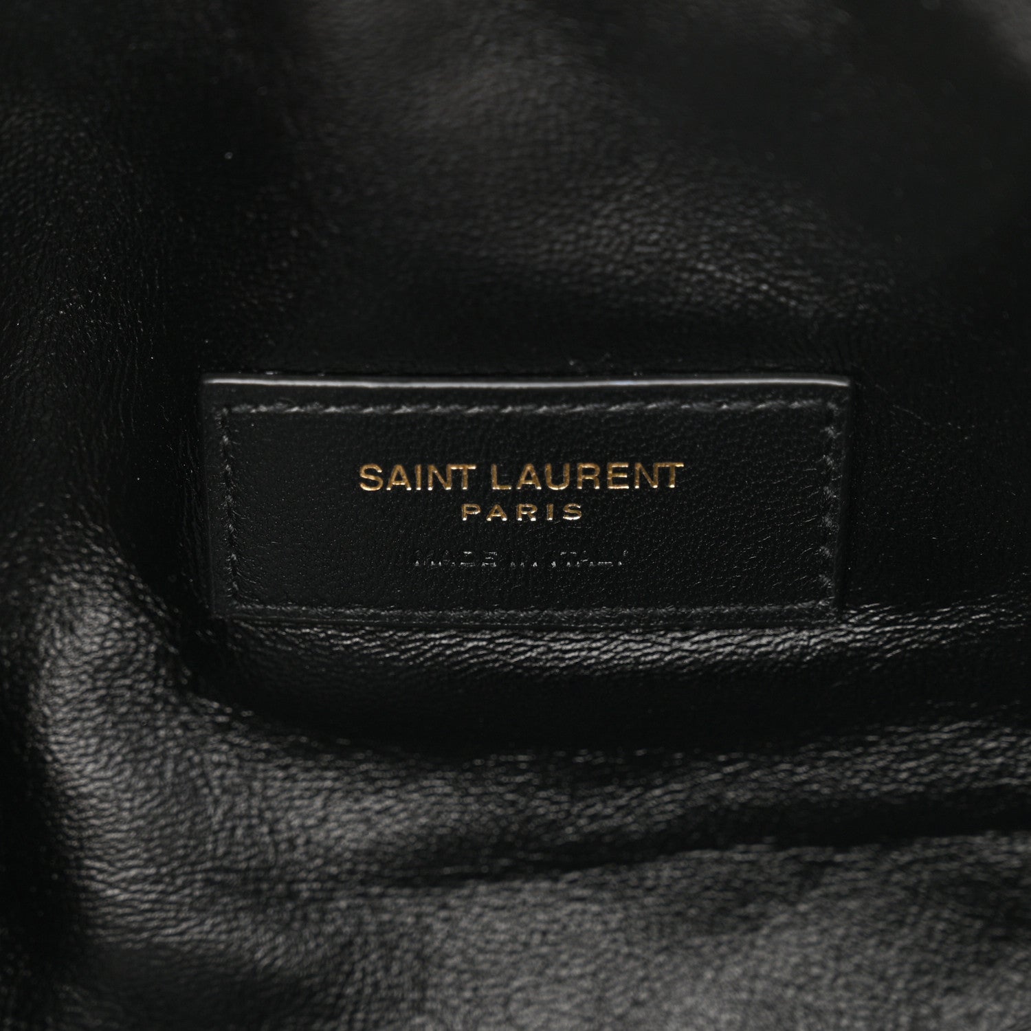 Lambskin Quilted Gaby Zipped Pouch Black