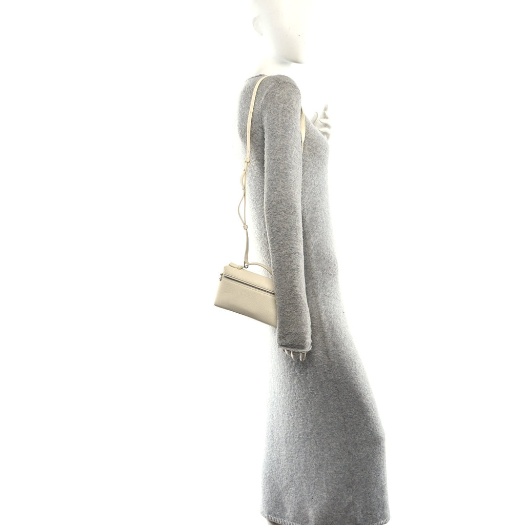 Tender Calfskin L19 Extra Pocket Pouch Whisper White
