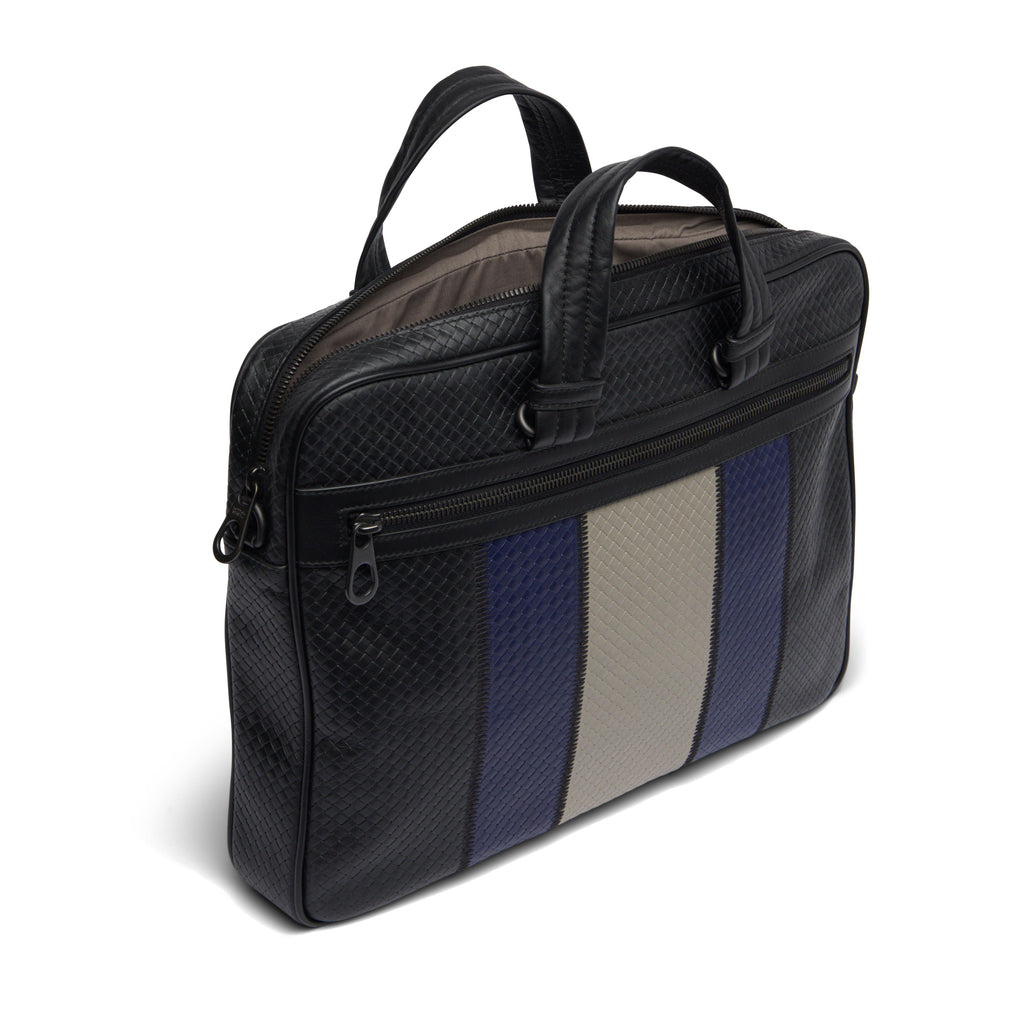 Bottega Veneta Multicolored Crossbody Briefcase