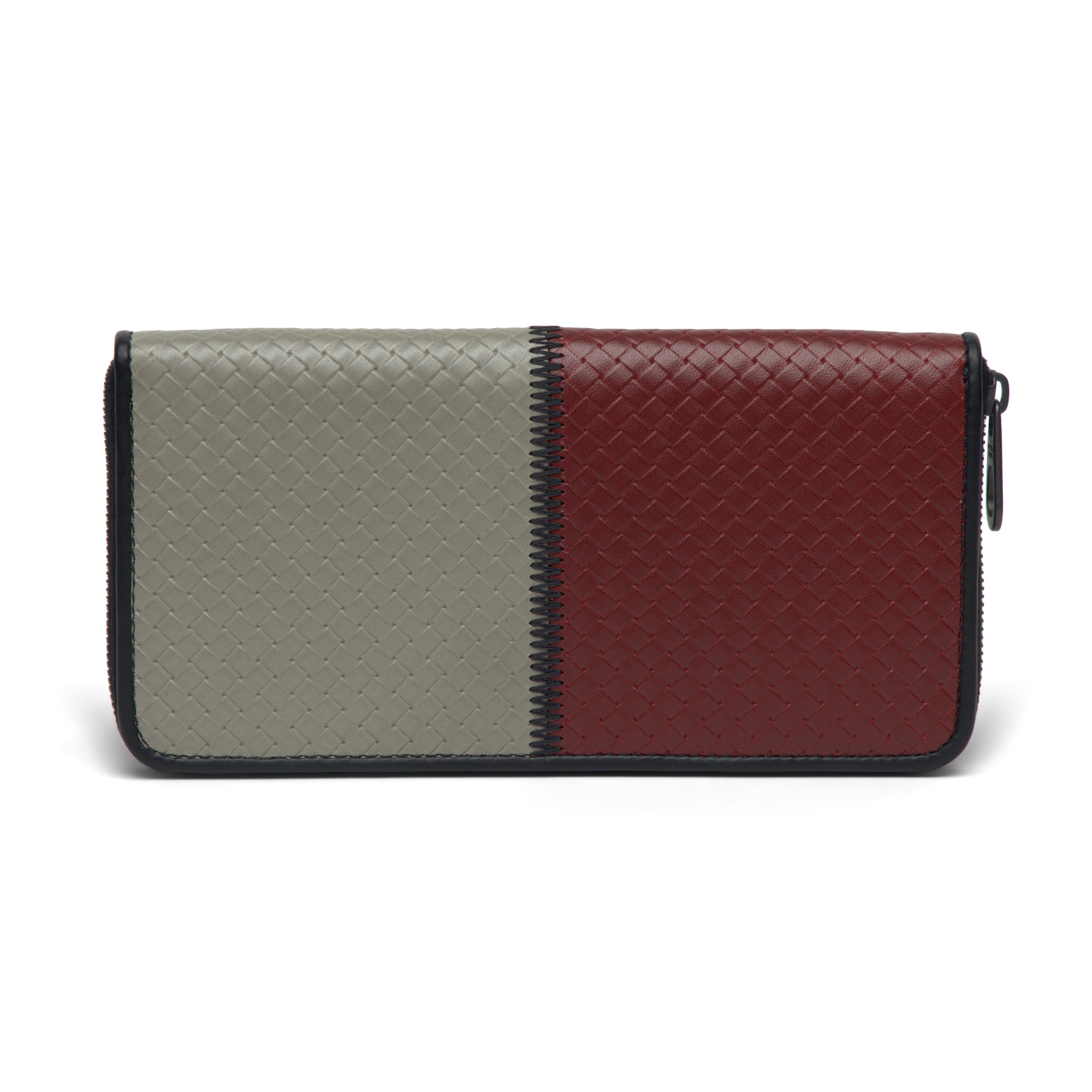 Bottega Veneta Bi-color Leather Long Wallet