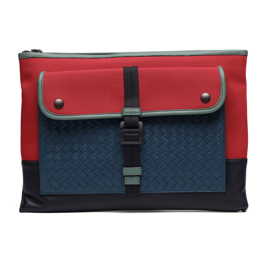 Bottega Veneta Men's Red Clutch