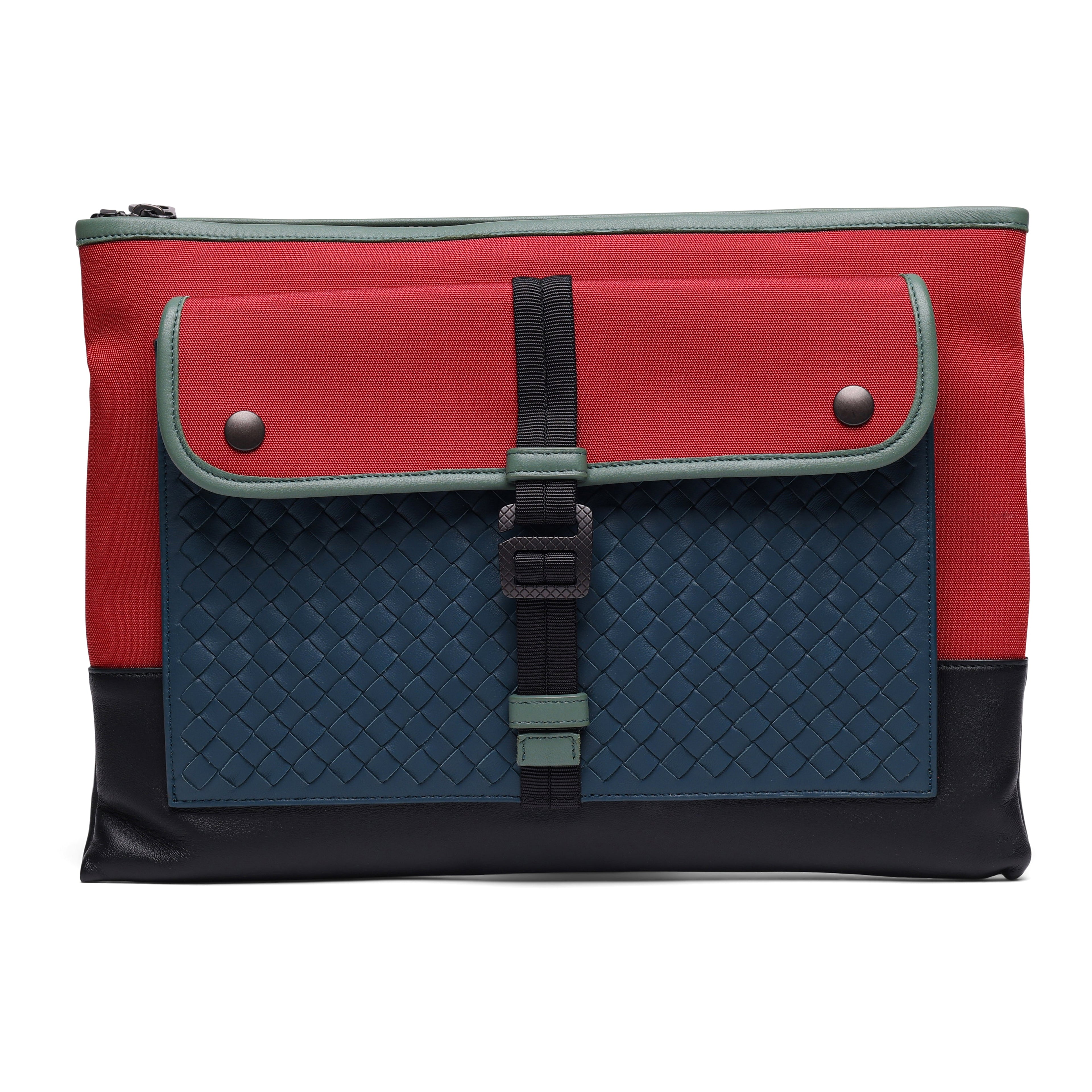 Bottega Veneta Men's Red Clutch