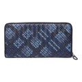 Bottega Veneta Intrecciato Polka Dot Leather Continental Zip Around Wallet