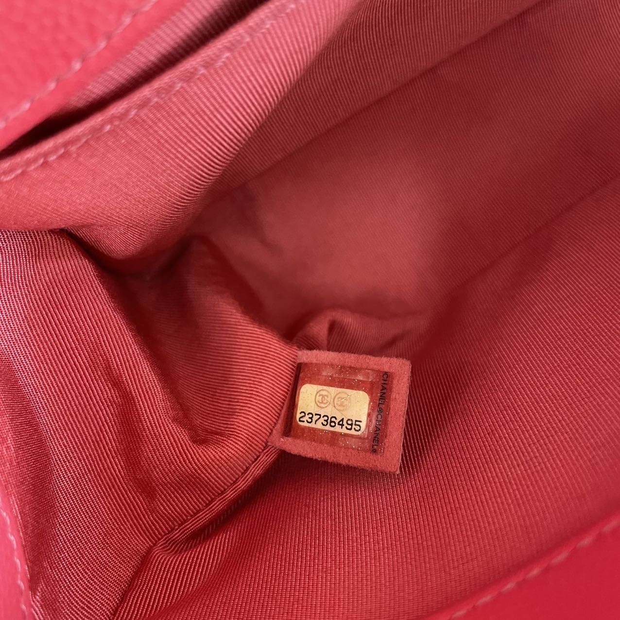 Chanel Medium Boy Flap Caviar Dark Pink 2017