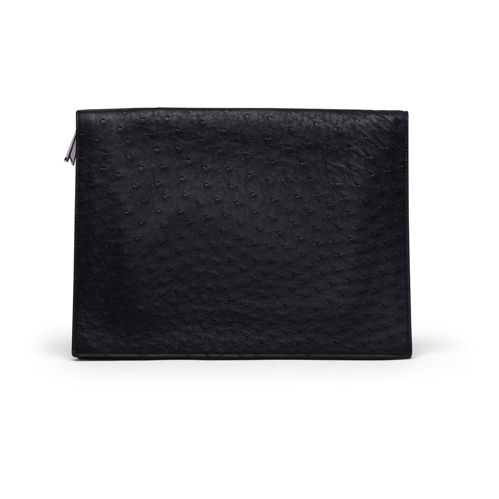 Bottega Veneta Ostrich Leather Document Case