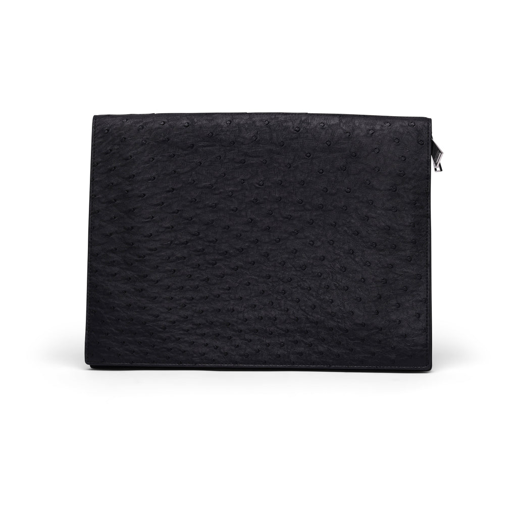 Bottega Veneta Ostrich Leather Document Case