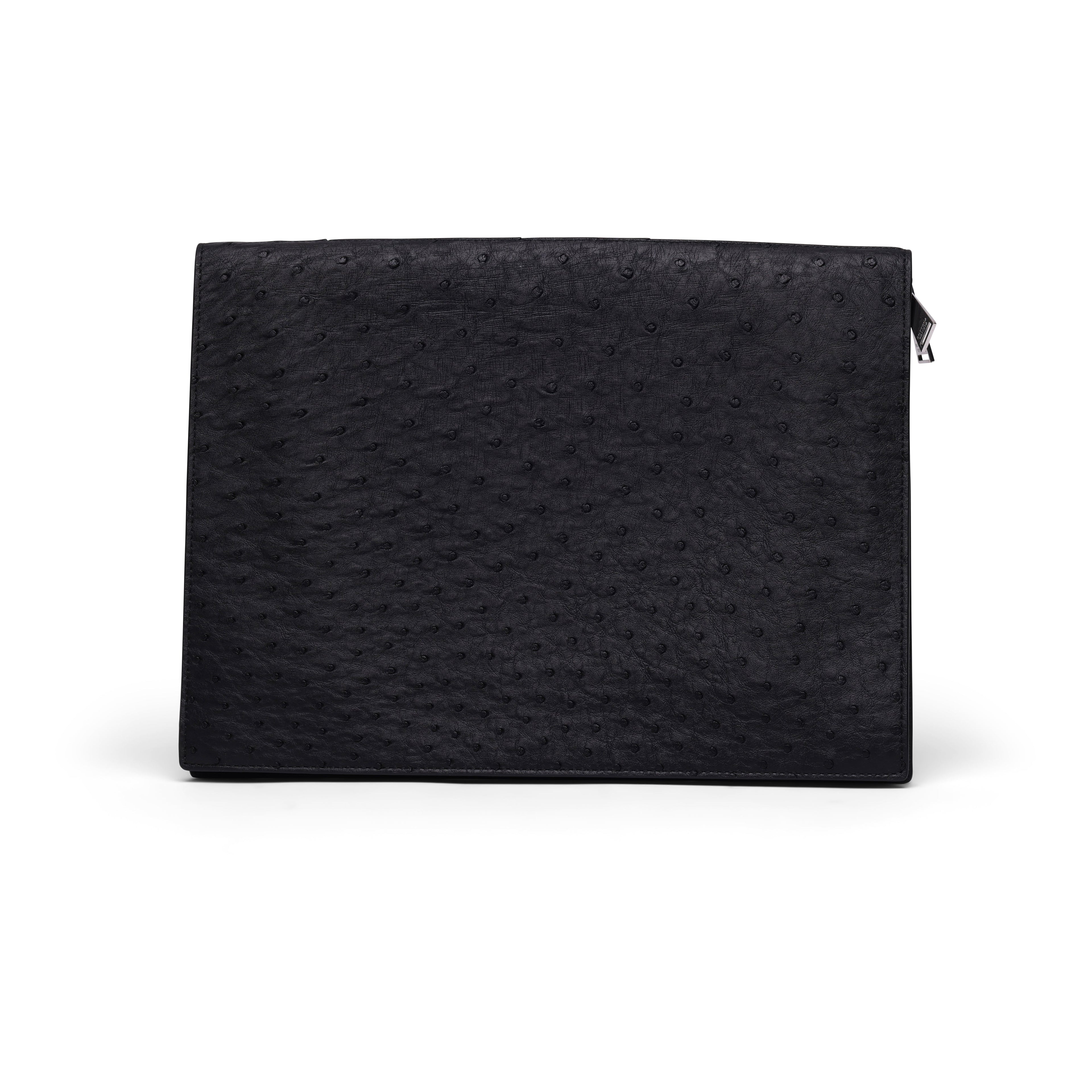Bottega Veneta Ostrich Leather Document Case