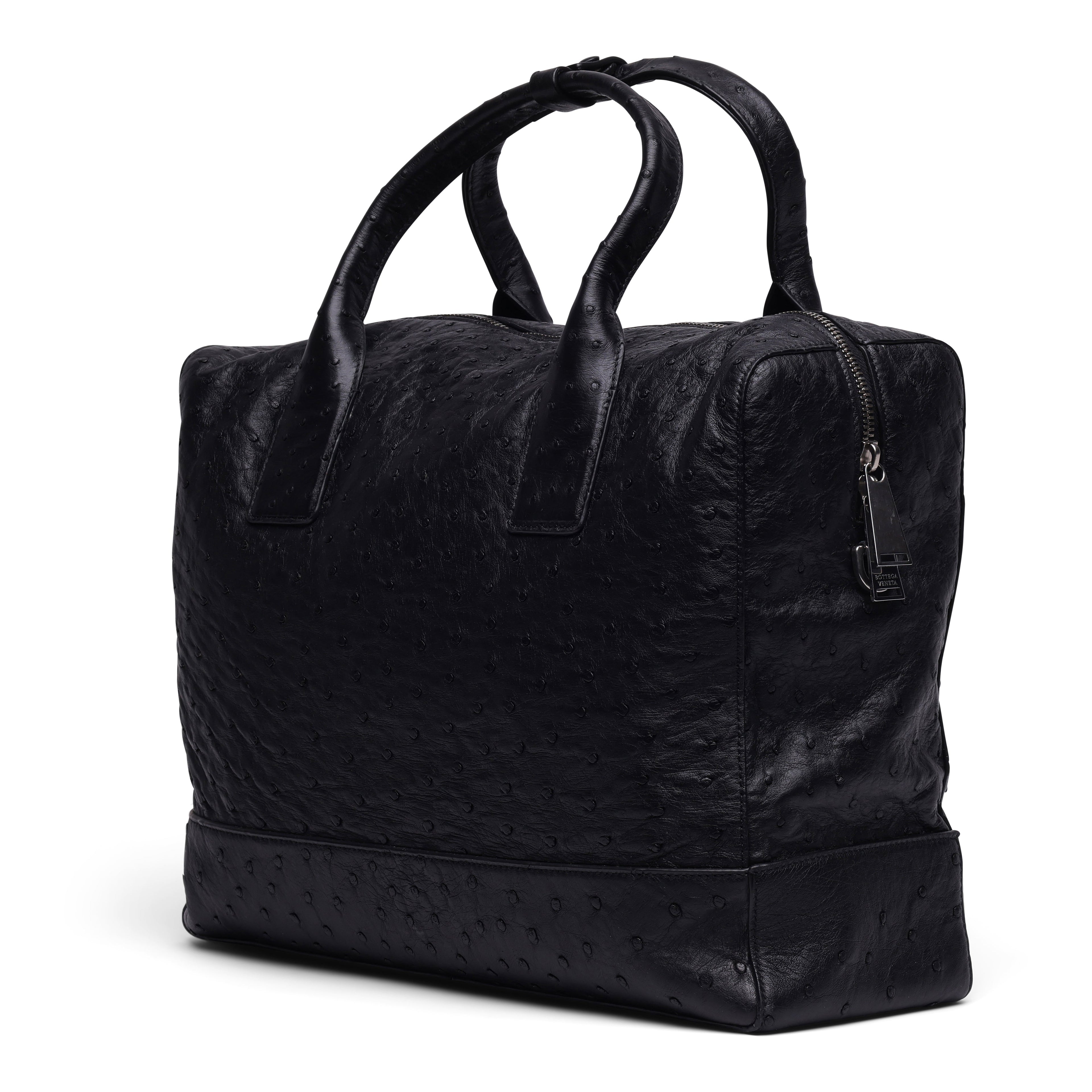 Bottega Veneta Leather Travel Duffel Bag