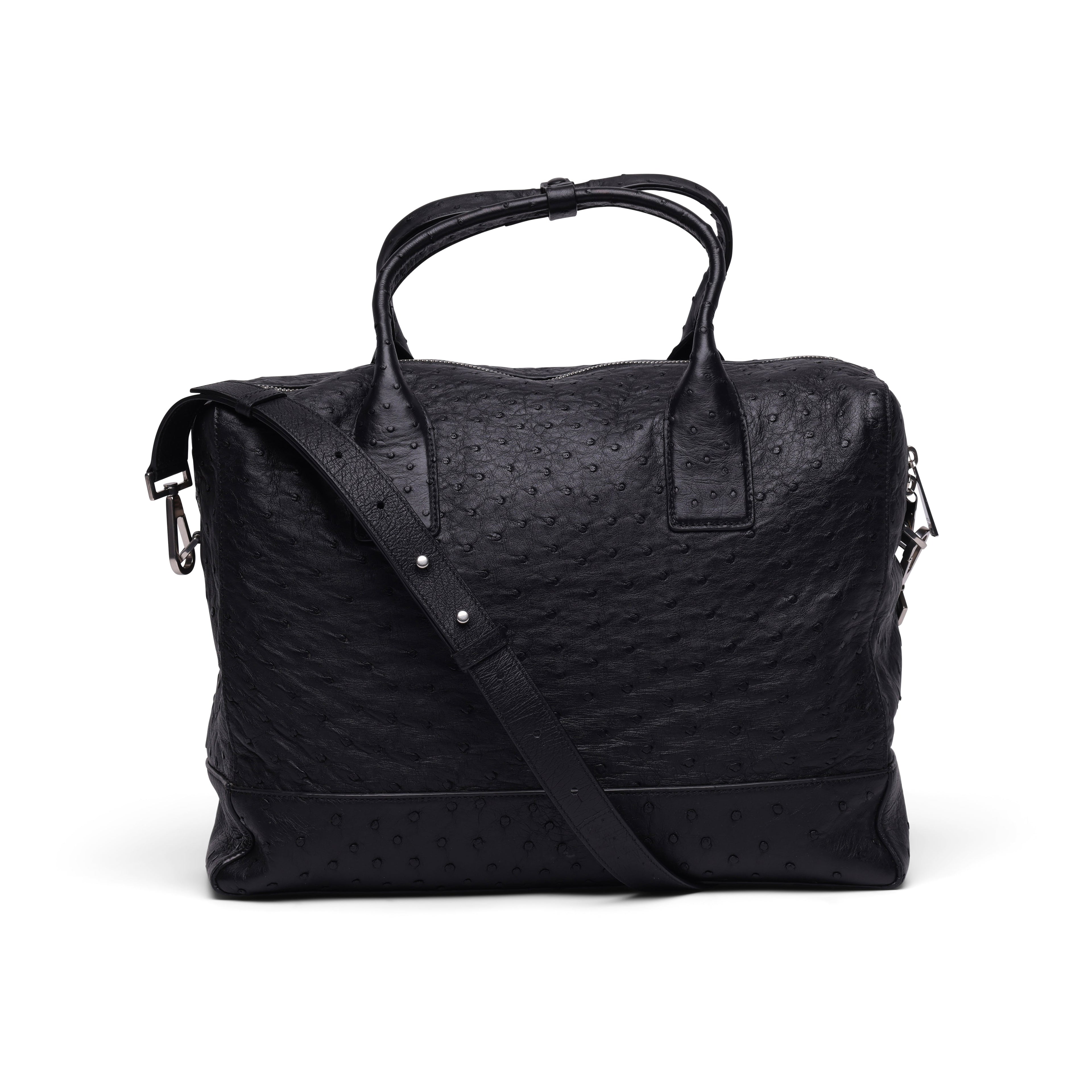 Bottega Veneta Leather Travel Duffel Bag