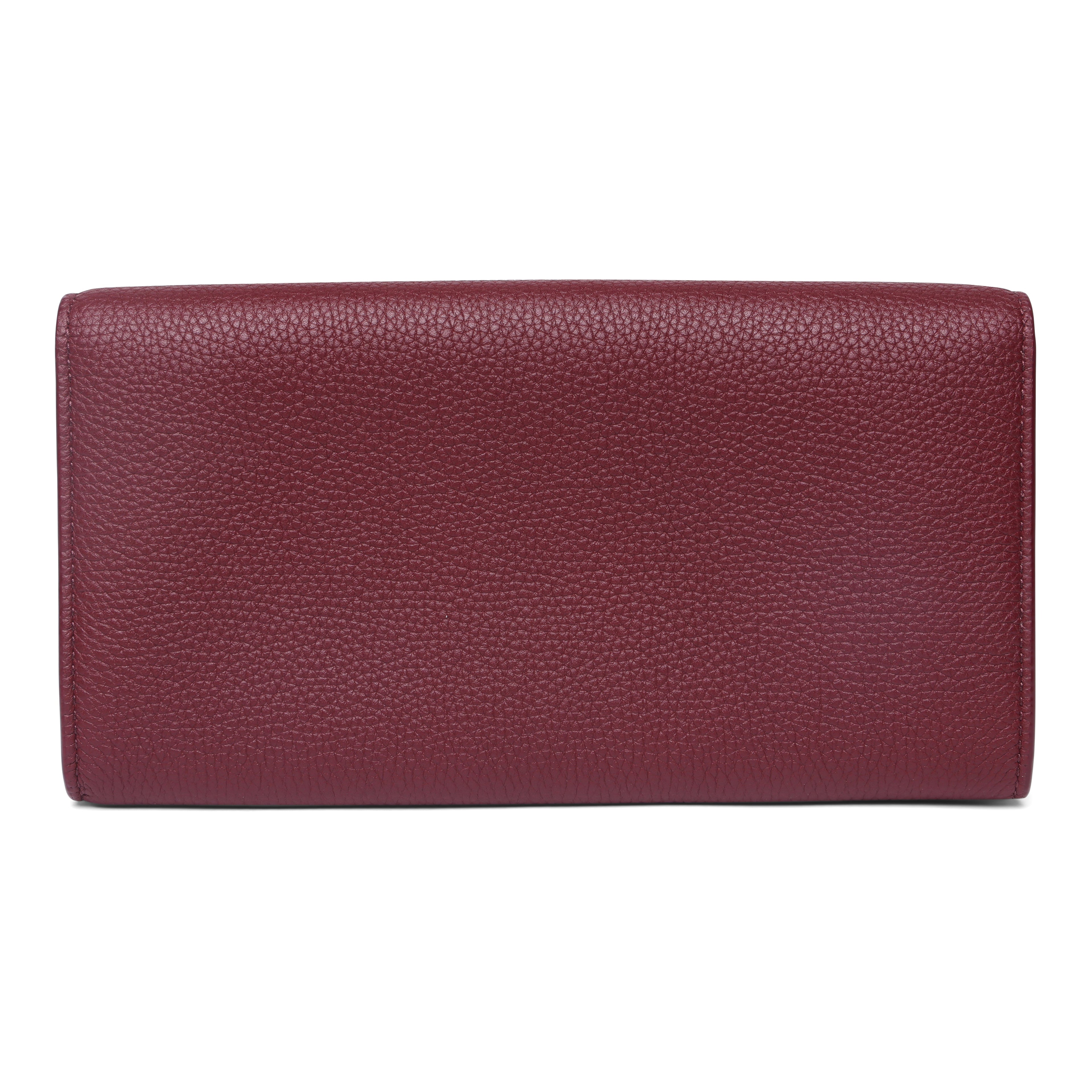 Bottega Veneta Logo-Stamp Continental Wallet