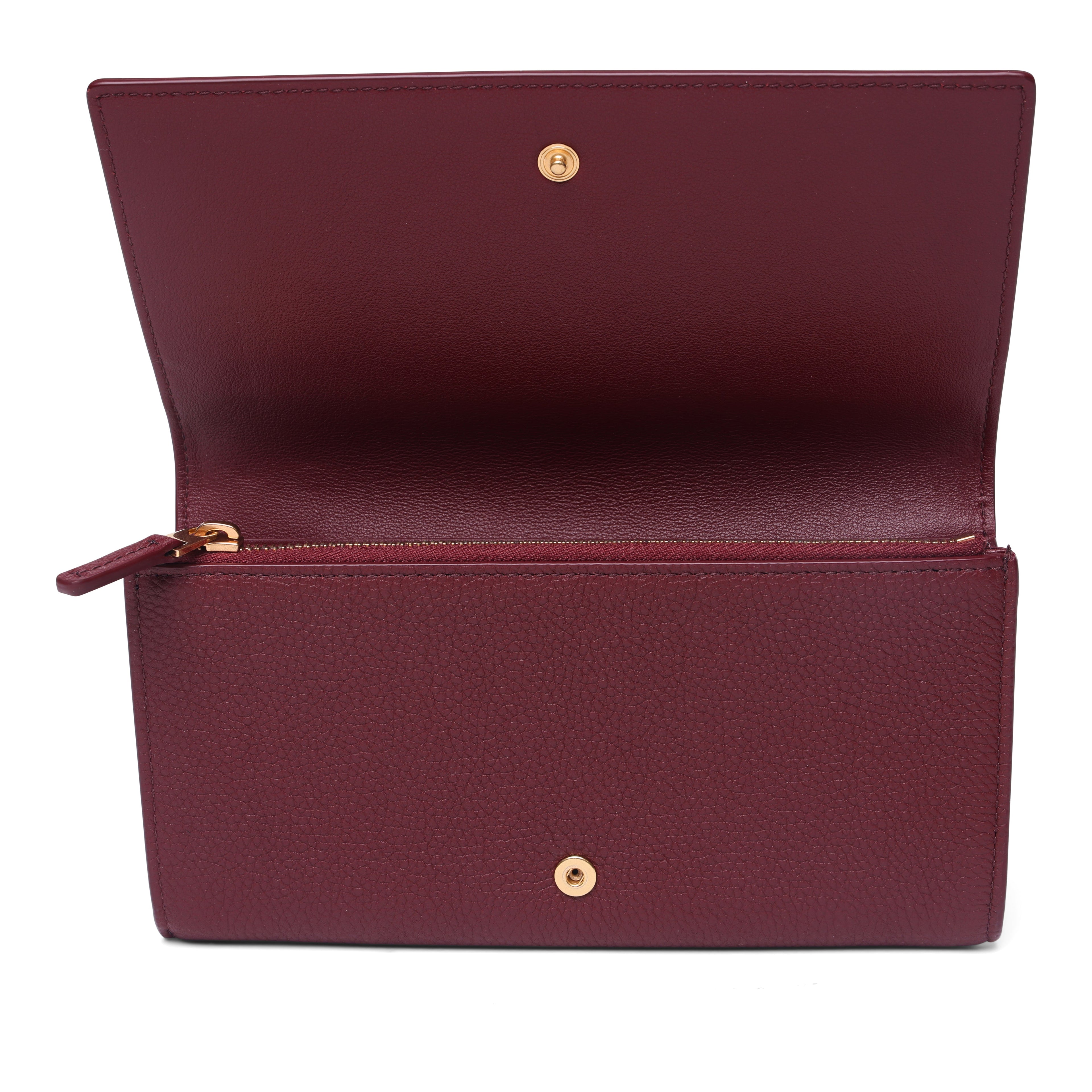 Bottega Veneta Logo-Stamp Continental Wallet