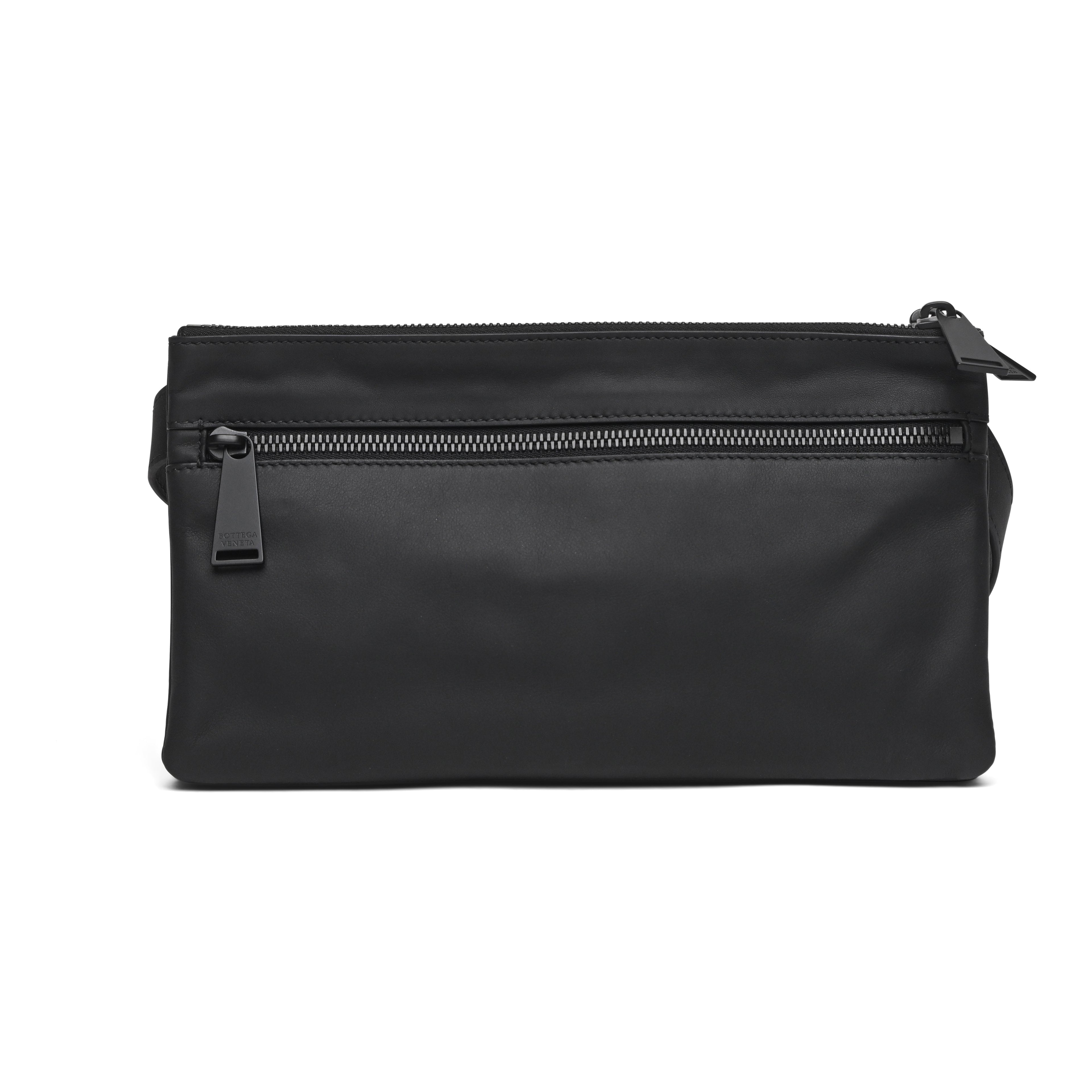 Bottega Veneta Leather Messenger Crossbody Bag