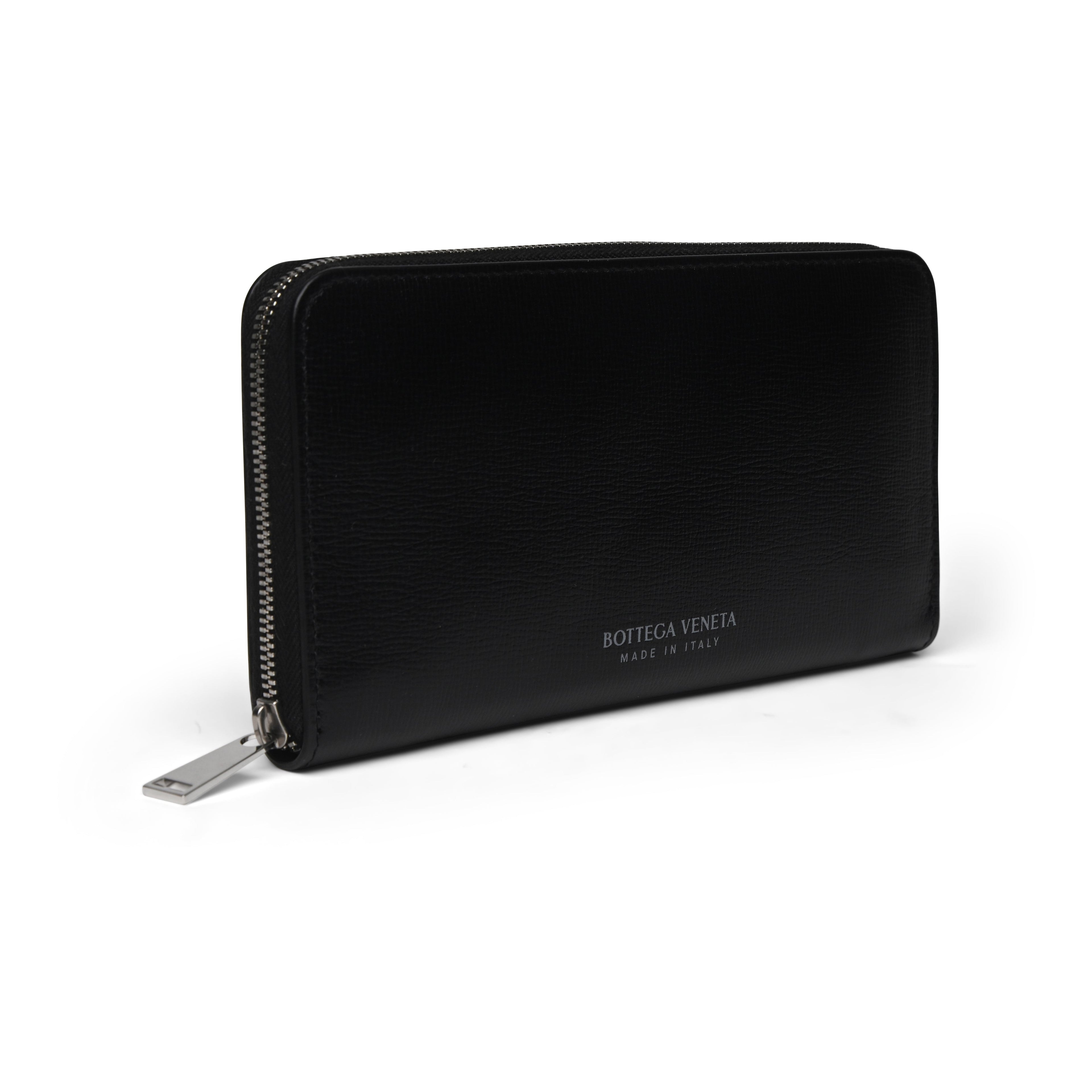 Bottega Veneta Intrecciato Leather Continental Zip Around Wallet