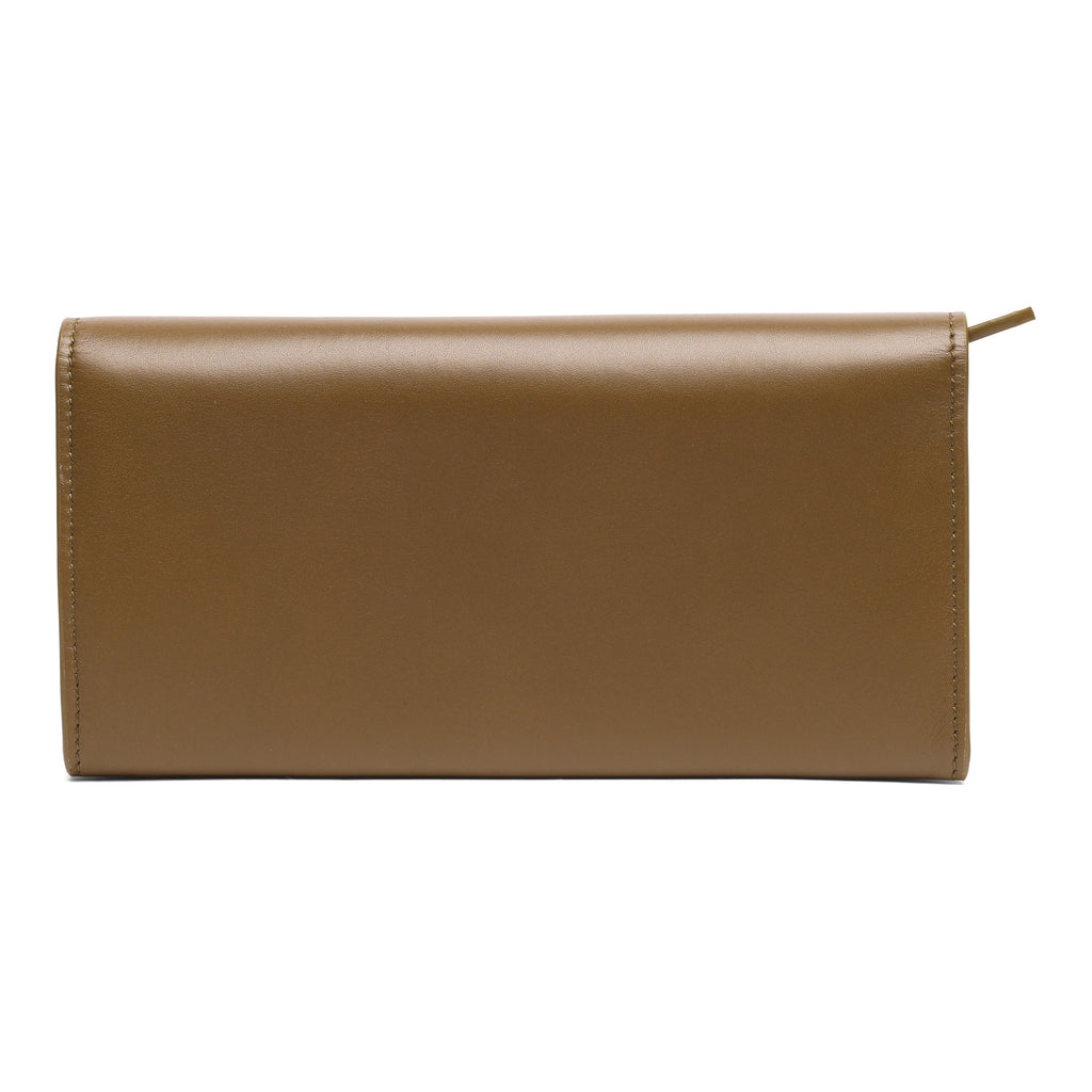 Bottega Veneta Continental Flap Leather Wallet