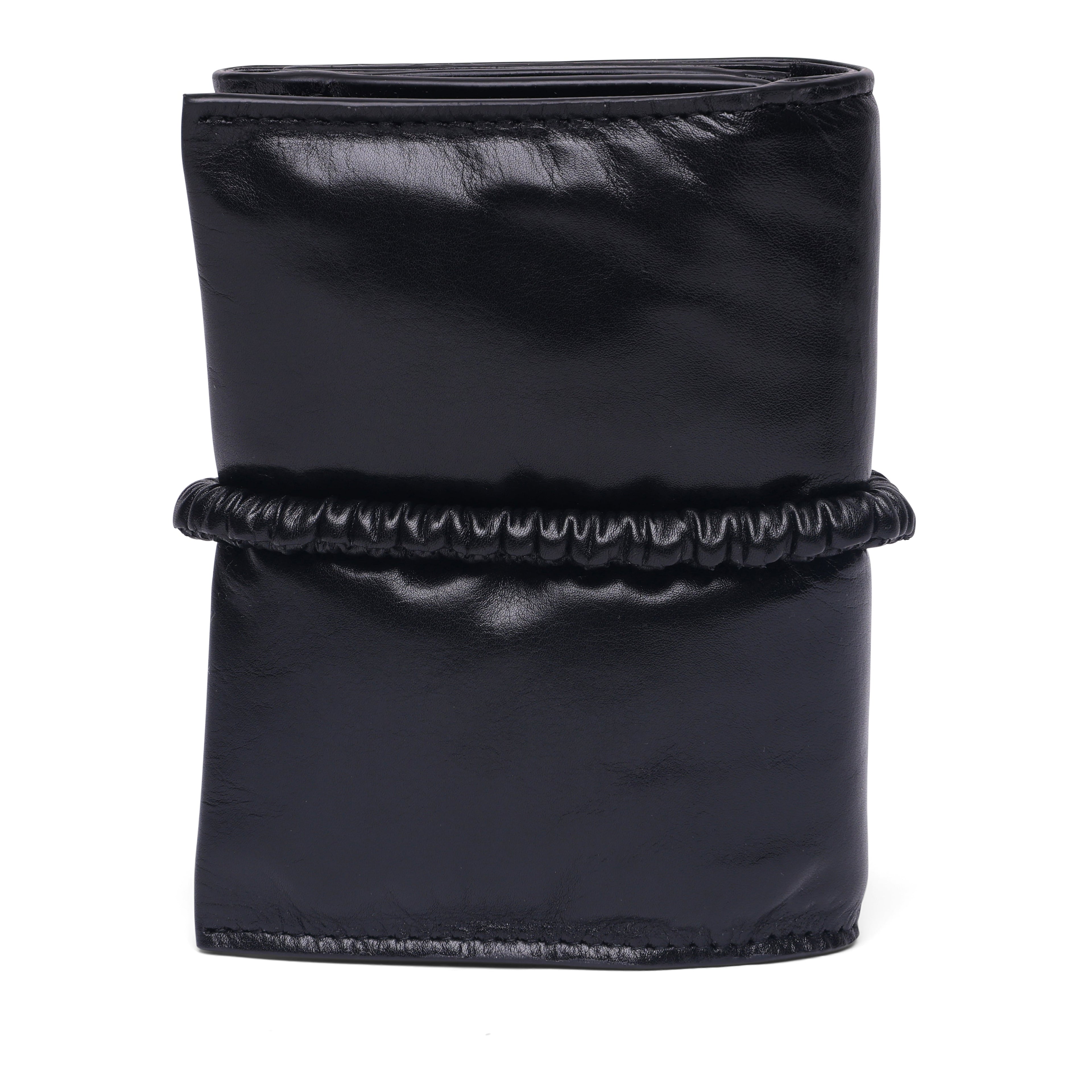 Bottega Veneta Black Leather Wallet