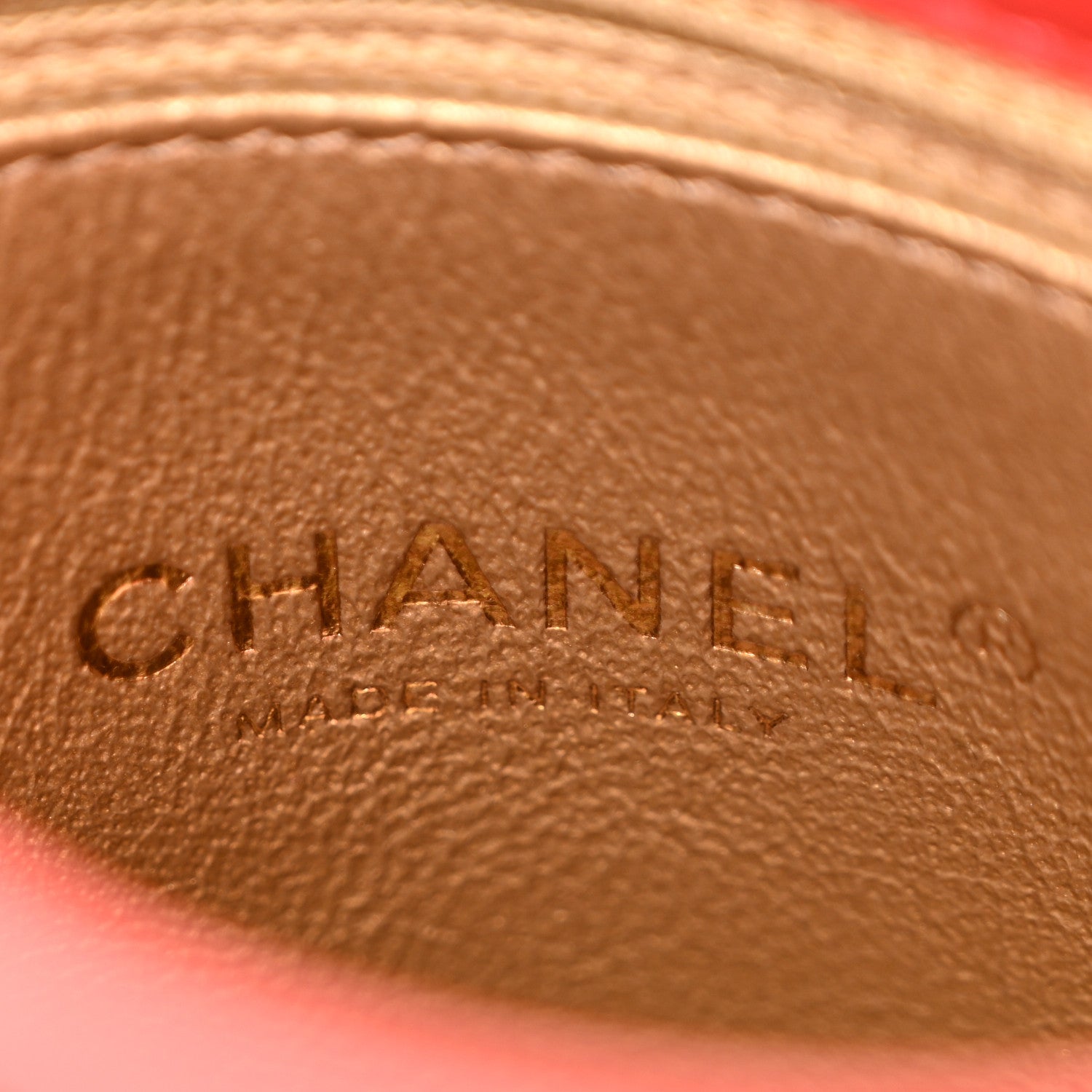 Lambskin Quilted Side-Packs Red