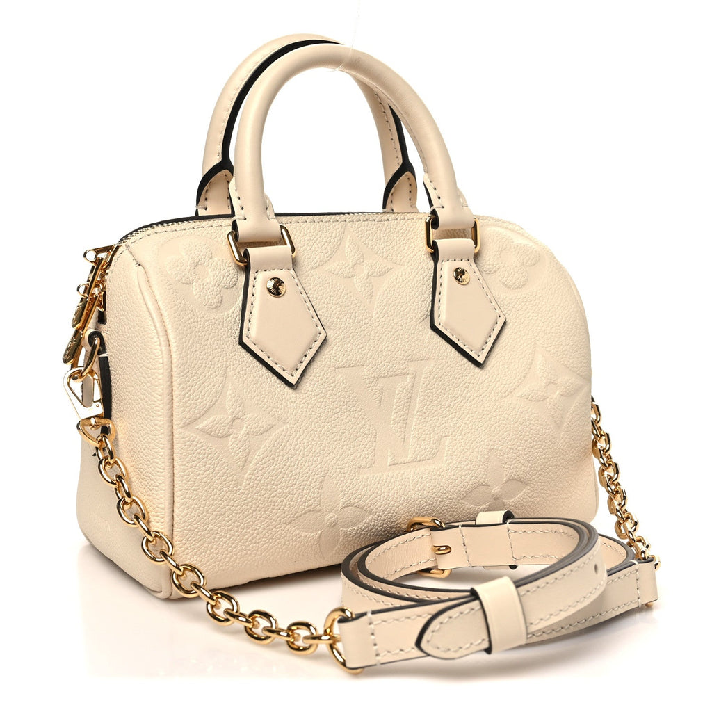 Empreinte Monogram Giant Speedy Bandouliere 20 Creme