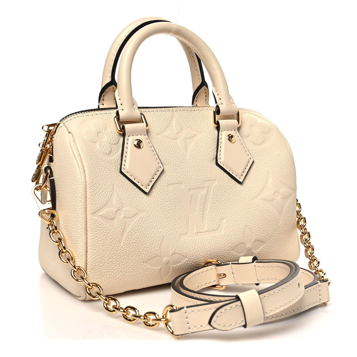 Empreinte Monogram Giant Speedy Bandouliere 20 Creme