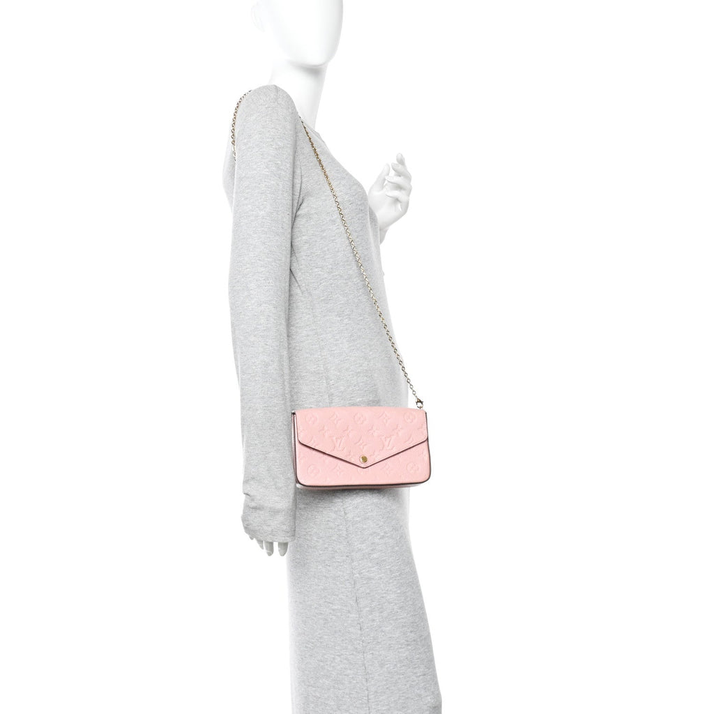 Empreinte Pochette Felicie Chain Wallet Rose Poudre