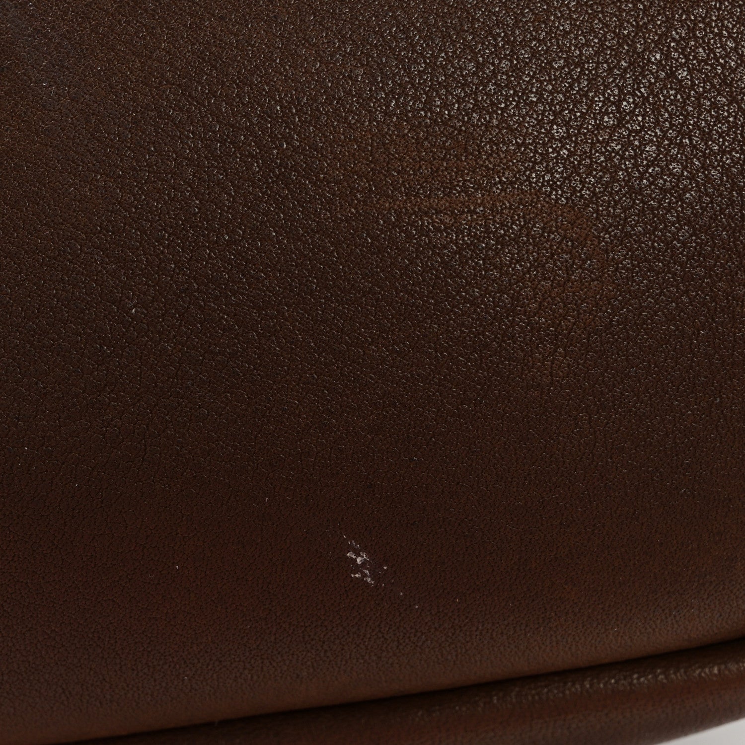 Calfskin Marcel Slouchy Top Handle Bag Deep Brown