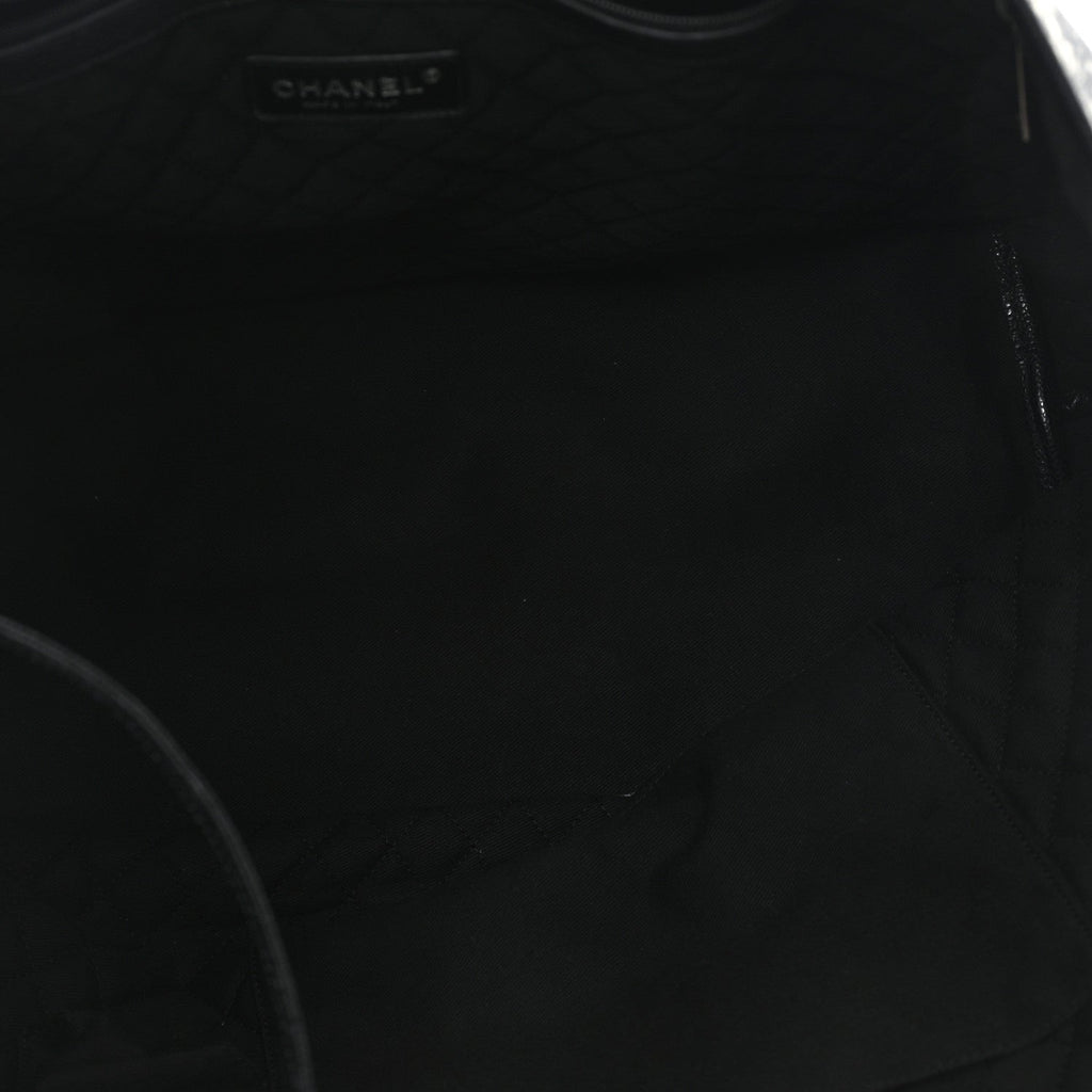 Coated Canvas Coco Small Tote Black