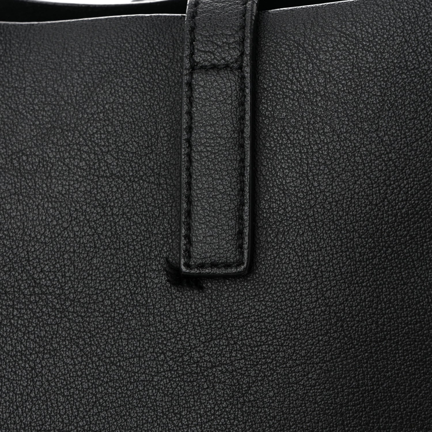 Calfskin Large Shopping Tote Black