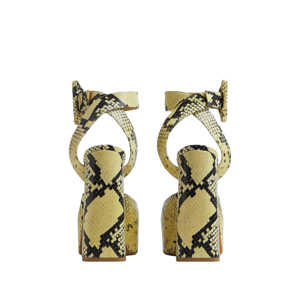 Bottega Veneta Tower Snakeskin-Print Pumps