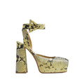 Bottega Veneta Tower Snakeskin-Print Pumps