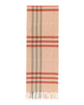 Burberry Womens Giant Check Cashmere Scarf