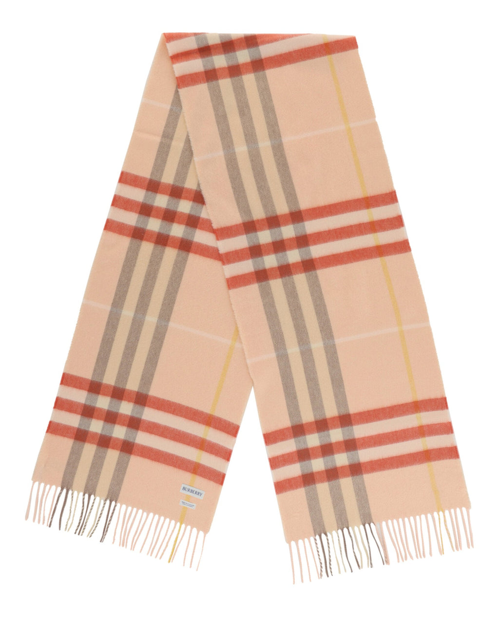 Burberry Womens Giant Check Cashmere Scarf