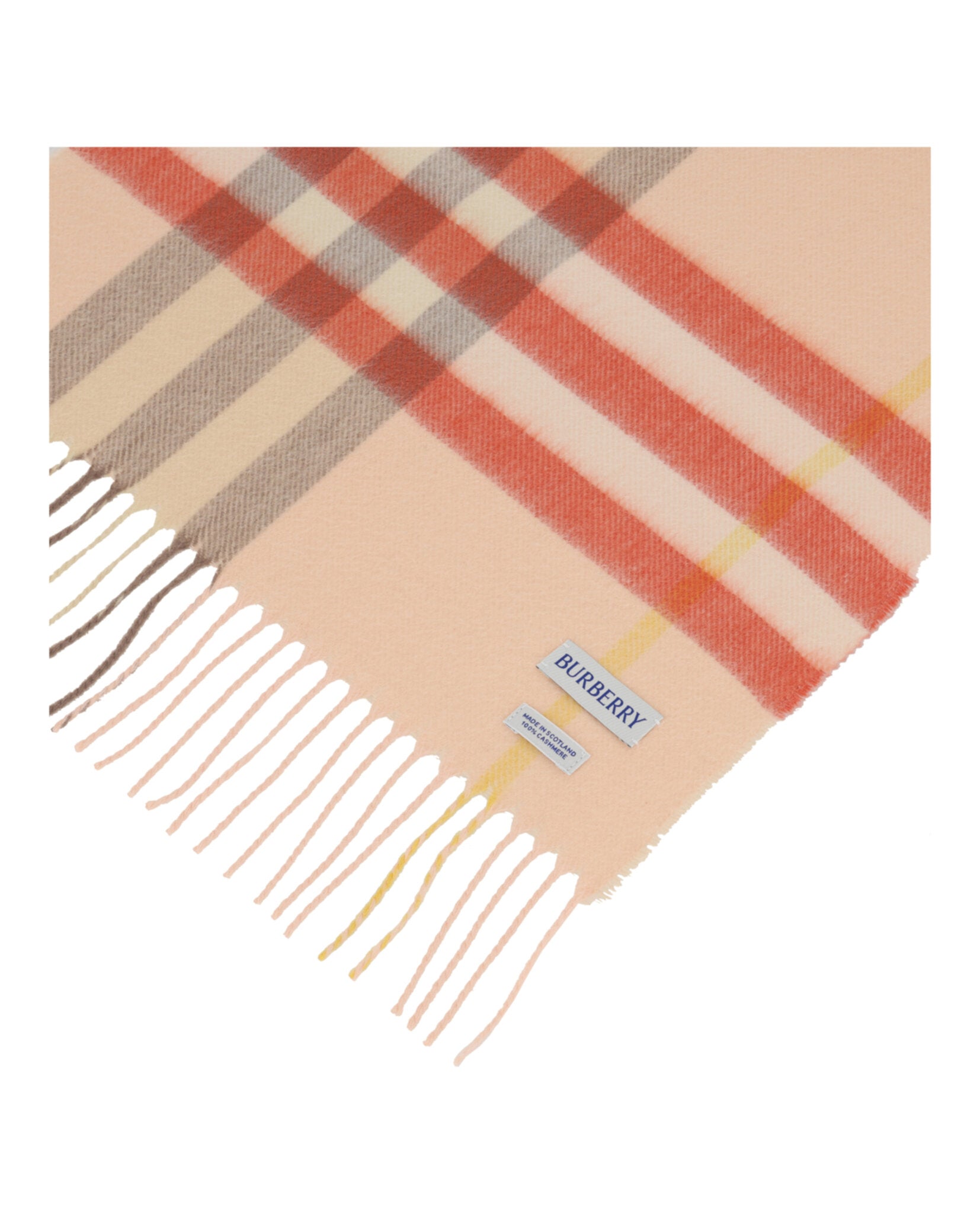 Burberry Womens Giant Check Cashmere Scarf