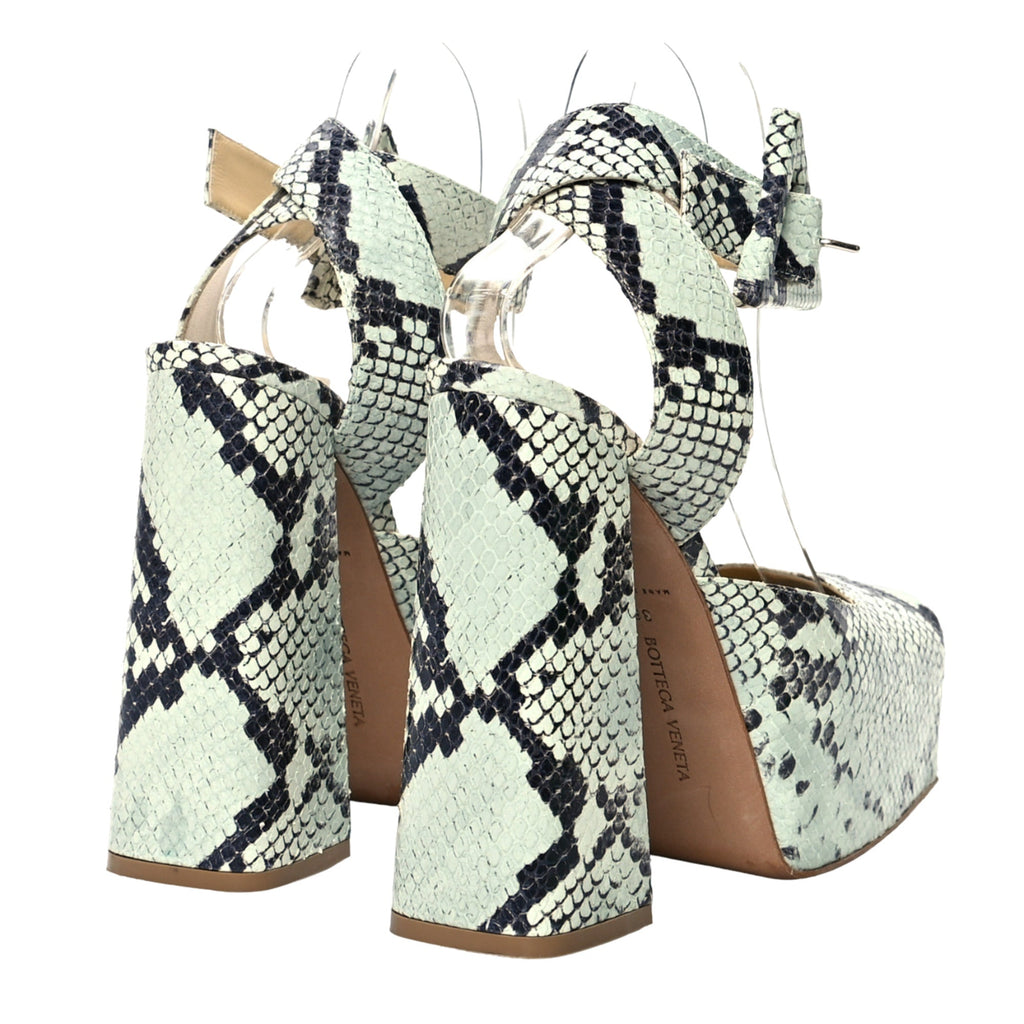 Bottega Veneta 140Mm Snake-Print Pumps