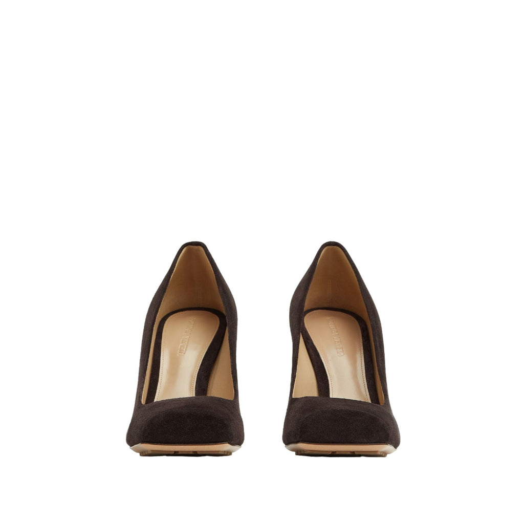 Bottega Veneta Square-Toe Block-Heel Pumps