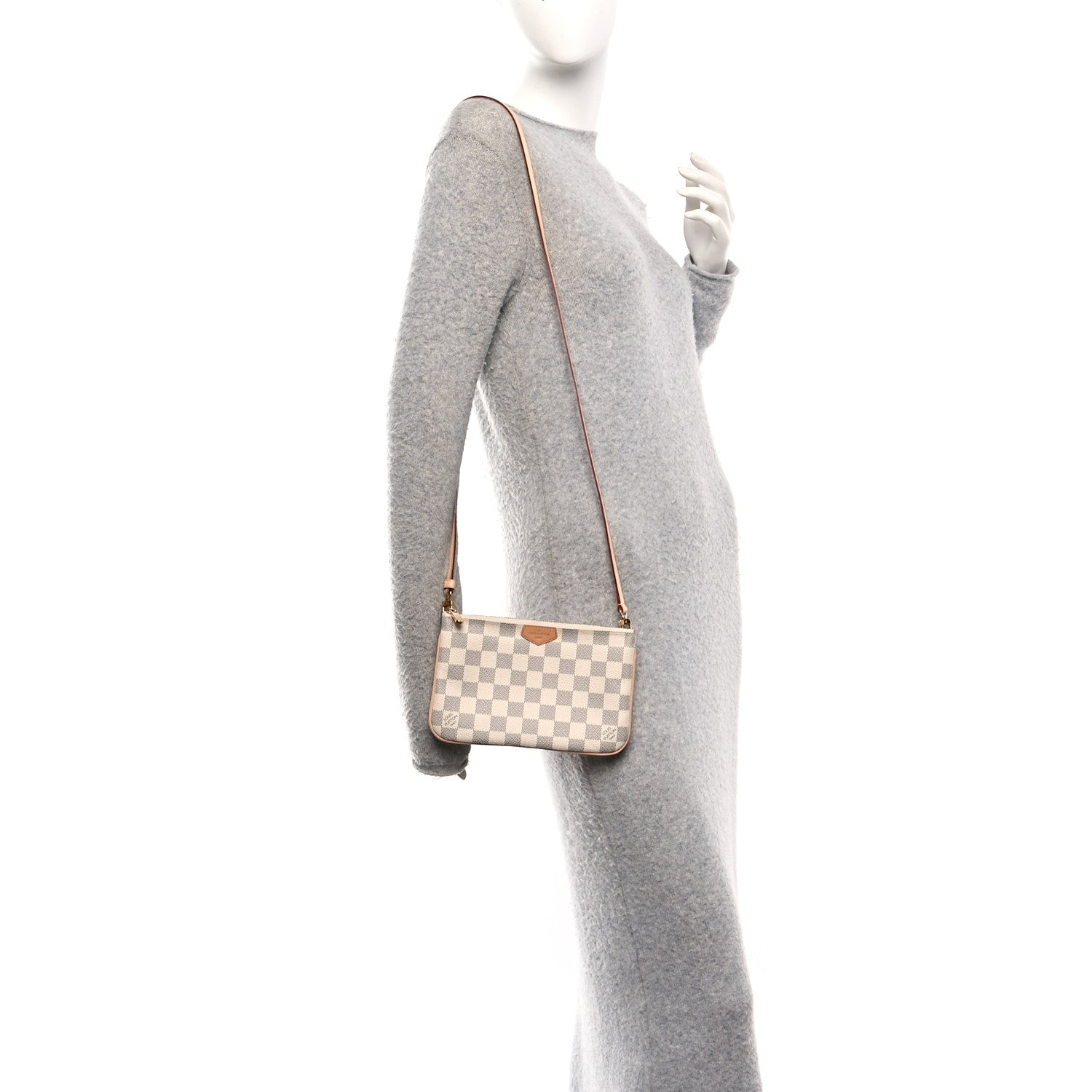 Damier Azur Double Zip Pochette