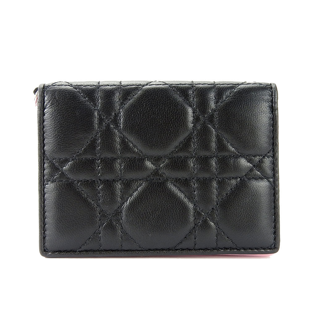 Christian Dior Canage Leather Card Case