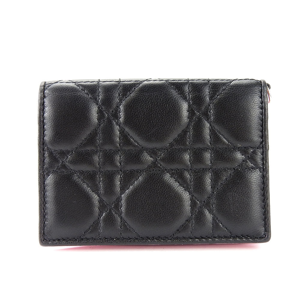 Christian Dior Canage Leather Card Case