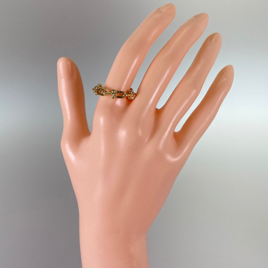 TIFFANY&Co. Hard Wear Micro Link Ring