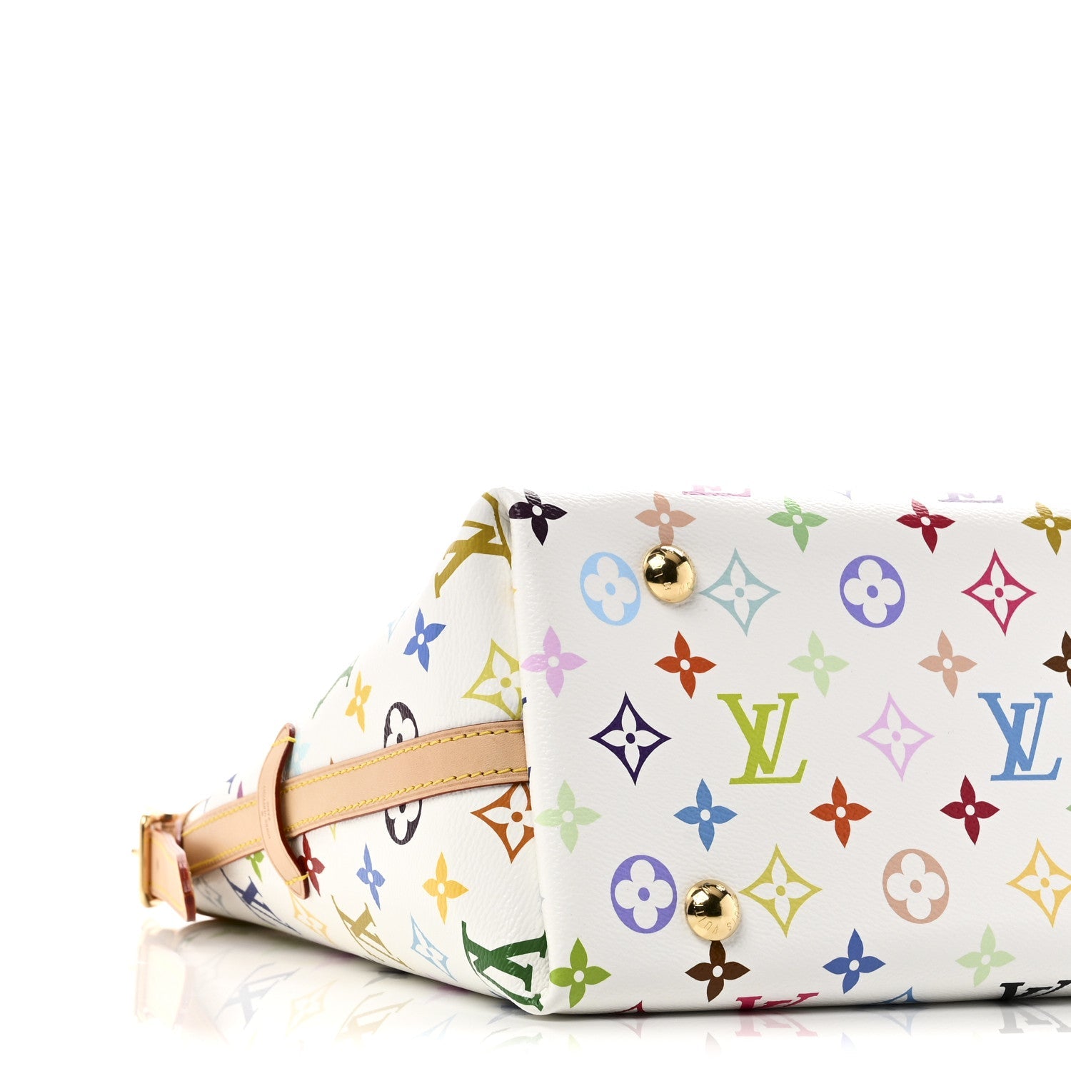 LV x TM Monogram Multicolor CarryAll PM White