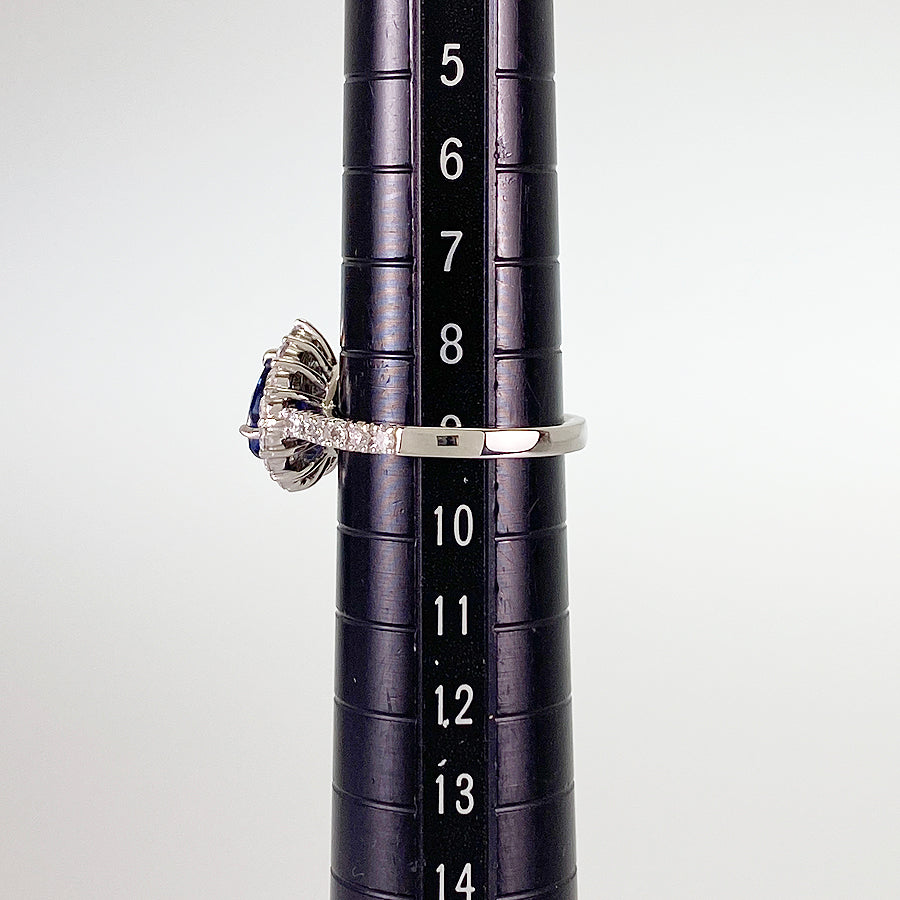 Ring Platinum Sapphire