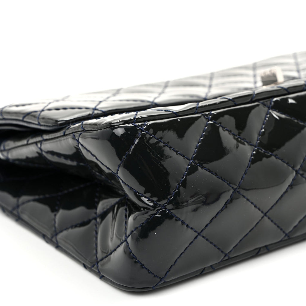 Patent Quilted 2.55 Reissue 226 Flap Blue