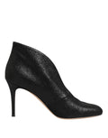 Gianvito Rossi Metallic Black Pump Stiletto Heels Women's Shoes