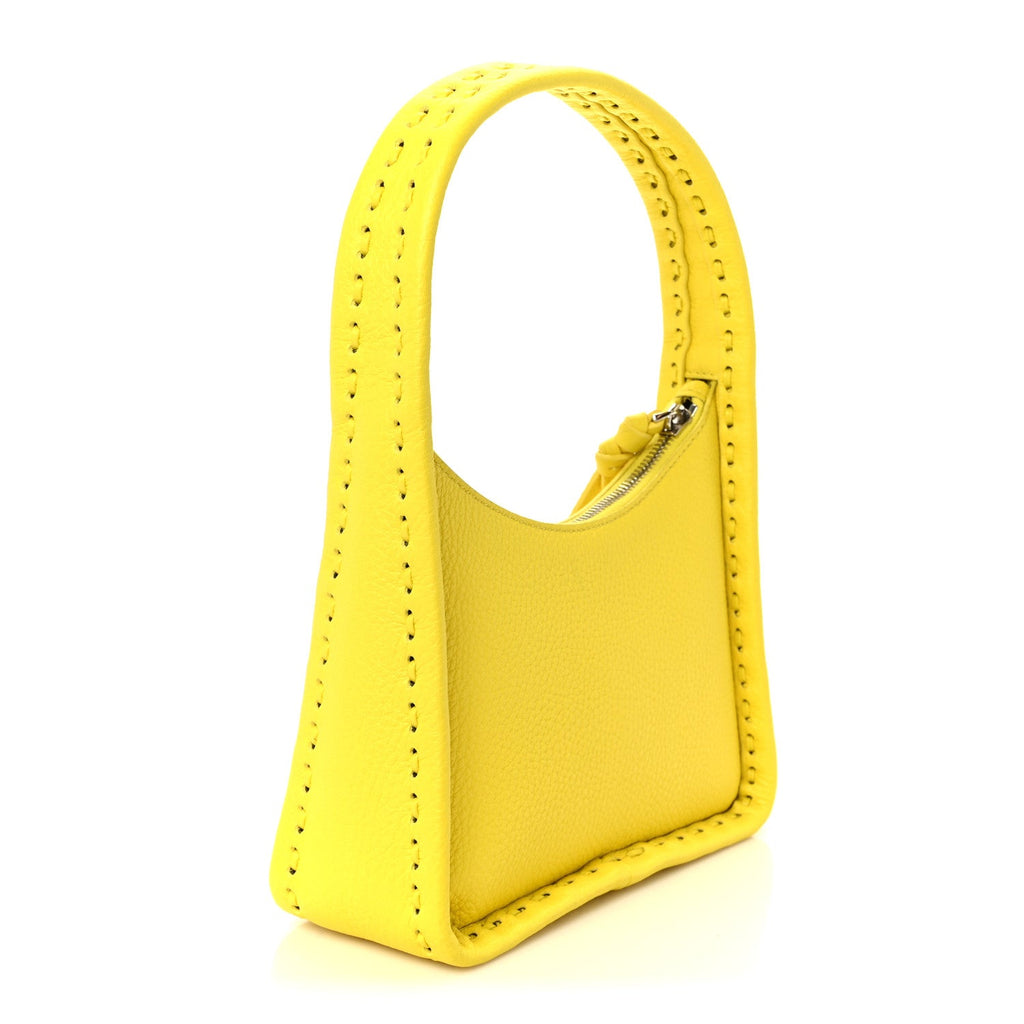Cuoio Roma Sellerissima Nappa Sintetica Tape Stitch Mini Fendessence Shoulder Bag Pomelo Pomelo