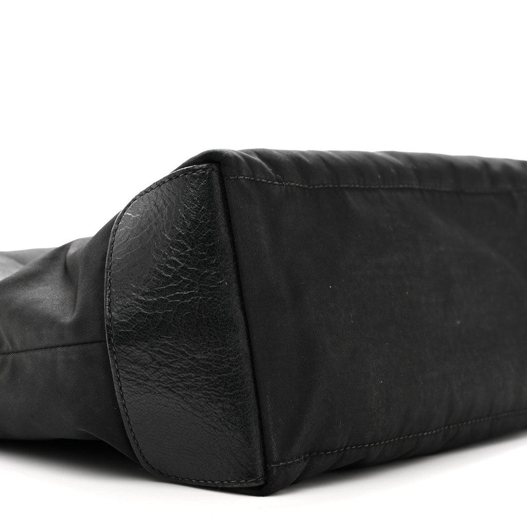 Nylon Shoulder Bag  Black