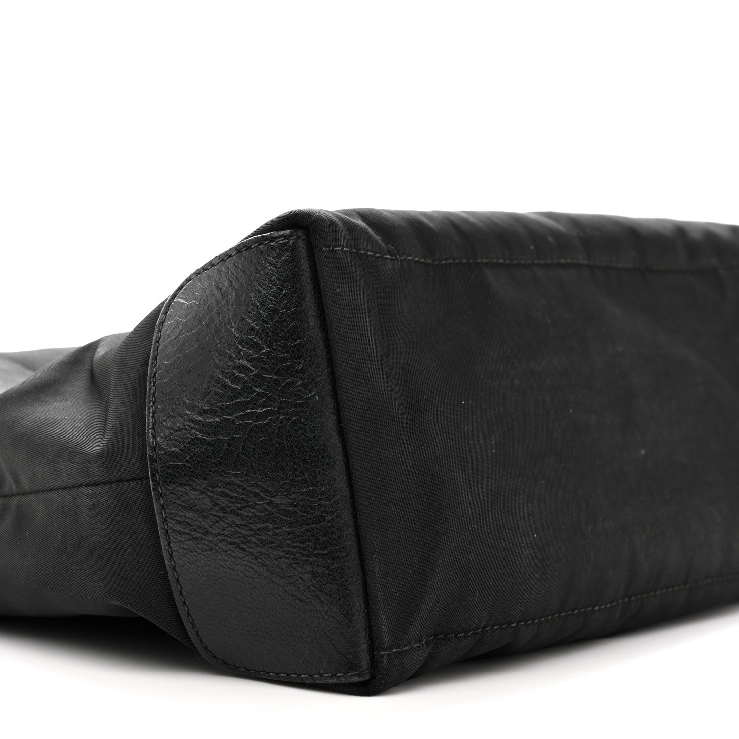 Nylon Shoulder Bag  Black