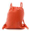 Calfskin Embossed Anagram Yago Knot Bag Orange
