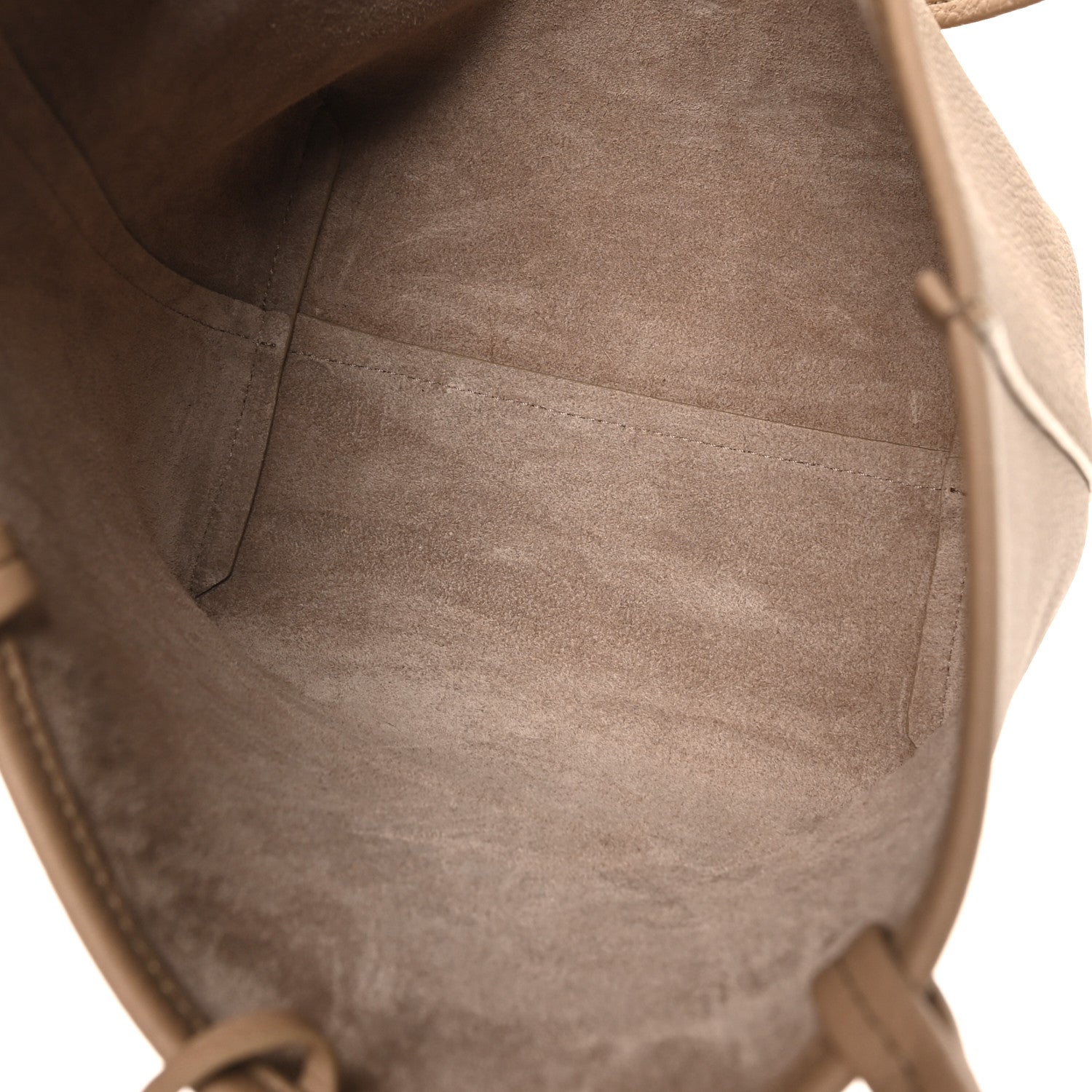 Matte Grained Calfskin Small Park Tote Taupe