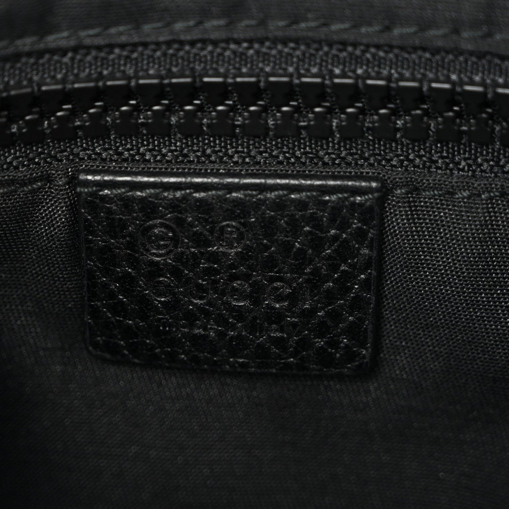 Nylon Monogram Mini Flat Messenger Bag Black