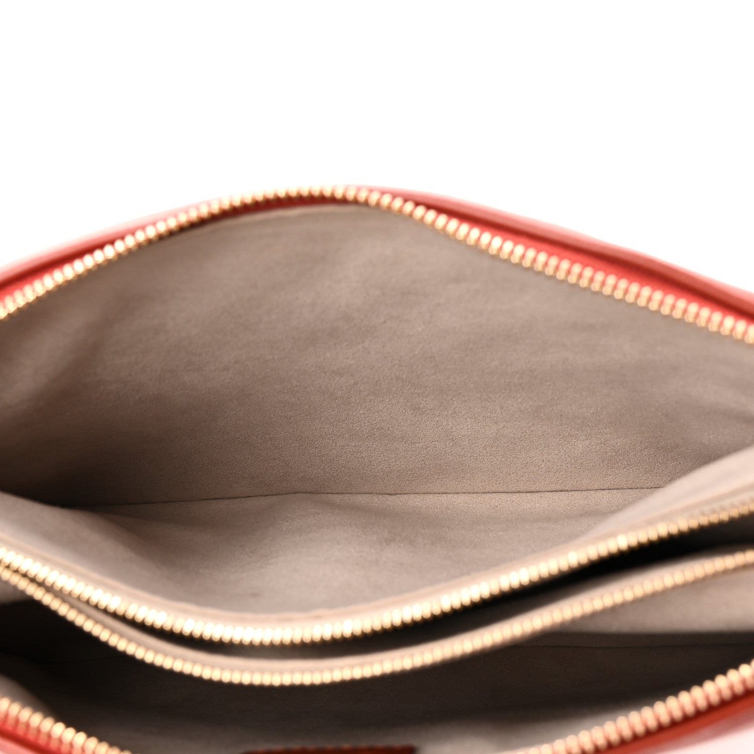 Lambskin Embossed Monogram Coussin PM Terracotta Brown
